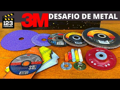 3M METAL CHALLENGE CUBITRON II 982CX PRO FIBER DISC and FLAP ABRASIVE DISC FOR METAL GRINDING