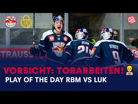 Play of the Day | CHL Viertelfinale Red Bull München vs Lukko Rauma | 24.11.2021 | Justin Schütz