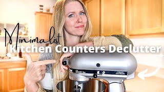 MINIMALIST KITCHEN DECLUTTER AND ORGANIZE 2020 | CLEARING COUNTER CLUTTER | Simplify with Minimalism