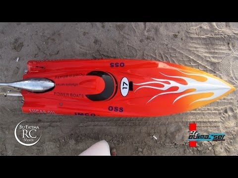 29cc RC Flame Racing Boat powered by bu Nasser RC Store