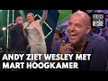 Andy ziet Wesley optreden met Mart Hoogkamer: 'Nog een biertje gekopt?' | VERONICA OFFSIDE