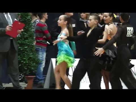 Lovro Perakovic i Lea Stanic   Austrian Open Championship 2013   Junior 1   Samba