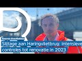 Twee keer per week worden alle 1400 bouten onder de Haringvlietbrug stuk voor stuk gecontroleerd