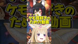 ケモ耳の素晴らしさが少し分かる動画【ホロライブ切り抜き/ホロライブ/白上フブキ/紫咲シオン/大神ミオ/角巻わため/尾丸ポルカ 】#shorts