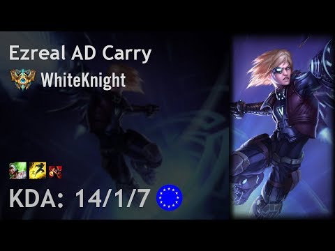 Ezreal AD Carry vs Kalista - WhiteKnight - EUW Challenger Patch 7.16
