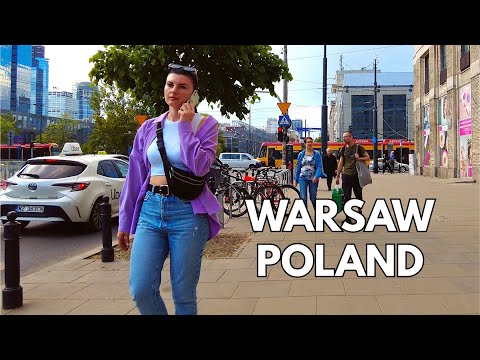 Walking in Warsaw, Poland - Lindleya Street / Spacer w Warszawie, Polska