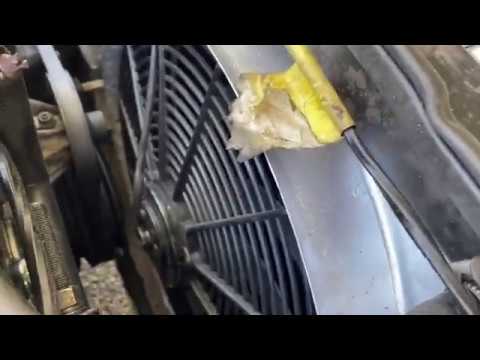 Jaguar XJS V12 Dual Electric Fan Mod