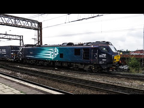*DIVERTED INTERMODAL* DRS Class 88 No. 88007 on 4S43 Daventry - Mossend @ Man Pic on 01.08.2019 - HD