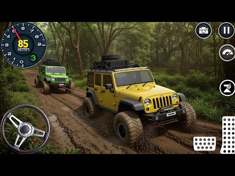 4x4 Offroad Jeep Driving Simulator 3D - Drive SUV 4x4 Jeep Offroad Game - Android Gameplay
