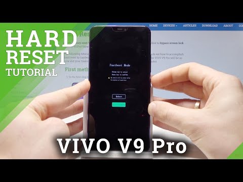 HARD RESET VIVO V9 Pro - Wipe Data by Recovery Mode