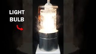 Light bulb vs liquid nitrogen