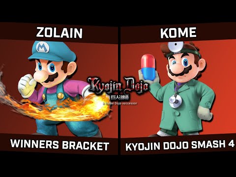 Zolain (Mario) vs Kome (Dr. Mario/Shulk) - Kyojin Dojo Smash 4