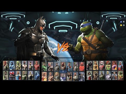 Injustice 2 Gameplay Batman Vs Leonardo & Super Moves