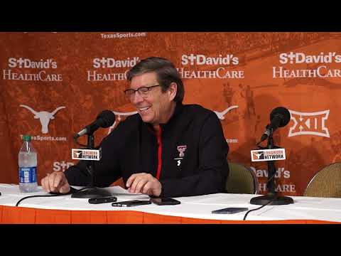 Texas Tech vs. Texas: Coach Adams Postgame Presser | 2022