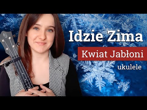 ❄IDZIE ZIMA❄Kwiat Jabłoni na ukulele🌸💜