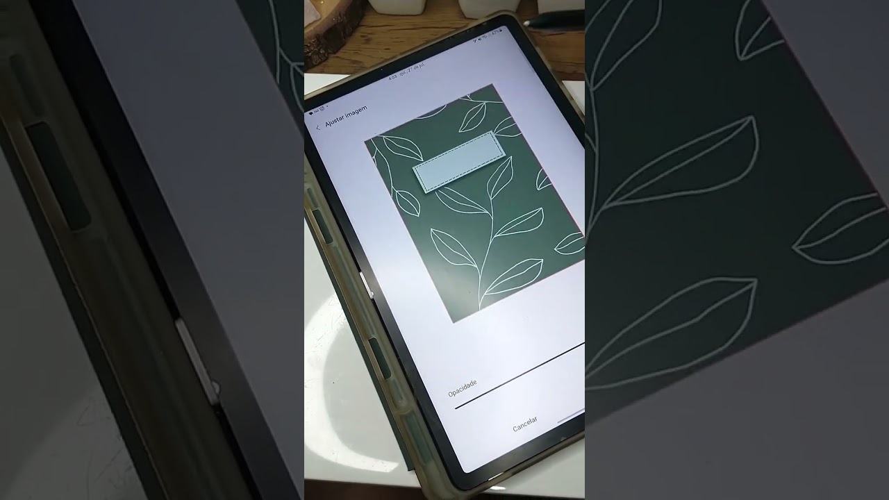 Inserir Capa nos Cadernos do Samsung Notes #shorts