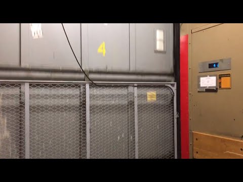 (DOORBELL CHIME) Montgomery Traction Freight Elevator @ Westfield SF Center - San Francisco, CA