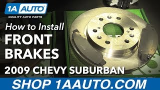 How to Install Front Brakes Pads Rotors 08-13 Chevy Suburban 1500