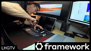 LHGTV // The Framework Modular DIY Laptop // Unboxing and Assembly //