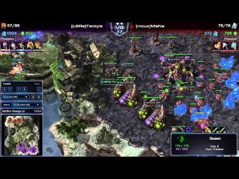 Starcraft 2 HotS Cast : Tactyle Vs. Mana {GrandMaster} (ZvP) [German/1080p]