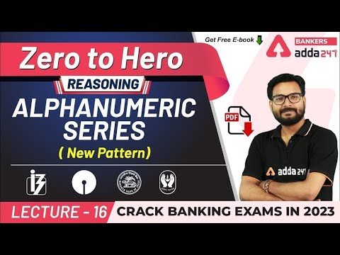 New Alphanumeric Series Reasoning Tricks | Adda247 Banking Classes | Lec #16