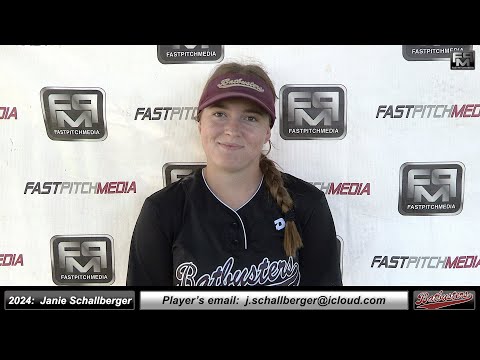 2024 Janie Schallberger - 4.0 GPA - Pitcher & Third Base Softball Recruiting Skills Video Batbusters