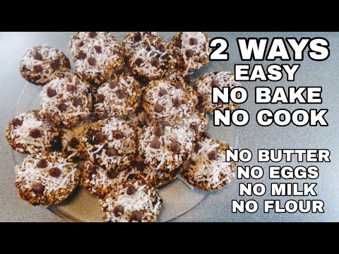 3 Minutes Oatmeal Cookies No Bake Recipe No Eggs No Milk No Butter No Flour