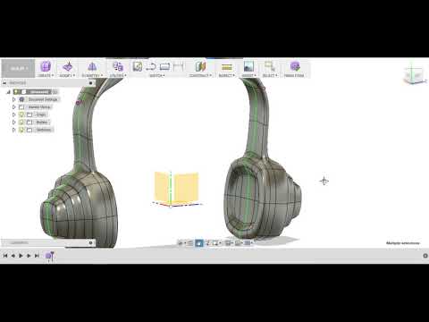 How to make a headphones Fusion 360