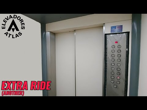 (another) Extra Ride - ATLAS Omega II Traction Service Elevator - Apt. Building - MG, BR