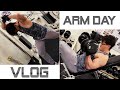 【筋トレVLOG】OFF SEASON ARM WORKOUT DAY VLOG