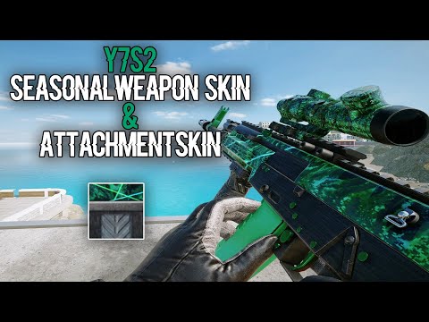 New SEASONAL WEAPON SKIN "BERYL MATRIX" + Attachment Skin - IN-GAME Showcase - Rainbow Six Siege