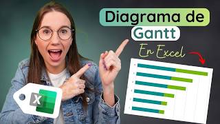 Diagrama de Gantt ¡HECHO FÁCIL! en Excel.
