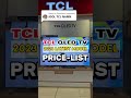 TCL QLED TV 2023 MODEL PRICE LIST | C645 and C648 SERIES