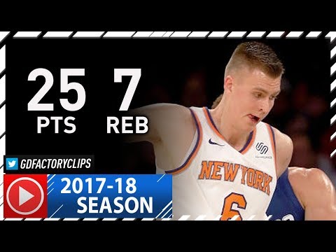 Kristaps Porzingis Full Highlights vs Clippers (2017.11.20) - 25 Pts, 7 Reb, 2 Blks
