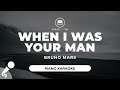 When I Was Your Man - Bruno Mars (Piano Karaoke)