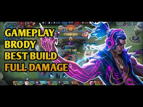 GAMEPLAY BRODY HYPER MENGGILA BEST BUILD FULL DAMAGE???