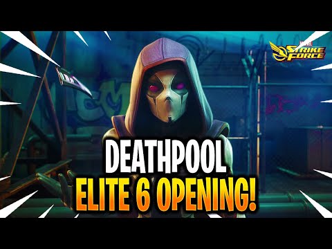 Elite 6 Deathpool Red Star Orb Opening! - MARVEL Strike Force - MSF