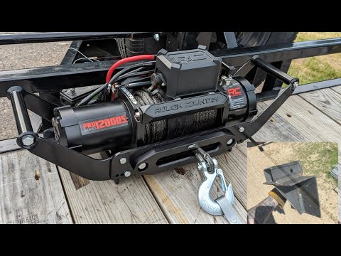 DIY Removable Winch | Harbor Freight Hitch Receiver Mount Paired W/ Rough Country 12,000lbs Winch