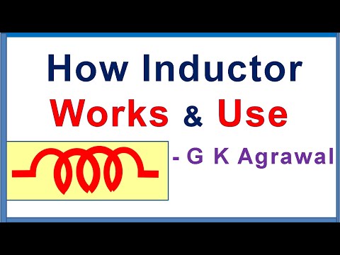 Inductor working in AC, DC circuits, what is basics & use Video