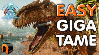 EASY SOLO GIGA TAMING! Ark Survival Ascended