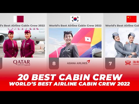 20 World's Best Cabin Crew 2022 Rank by Skytrax