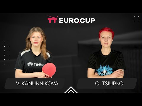16:45 Vasylysa Kanunnikova - Oleksandra Tsiupko 16.09.2024 TT Euro.Cup Women Ukraine Star. TABLE 4