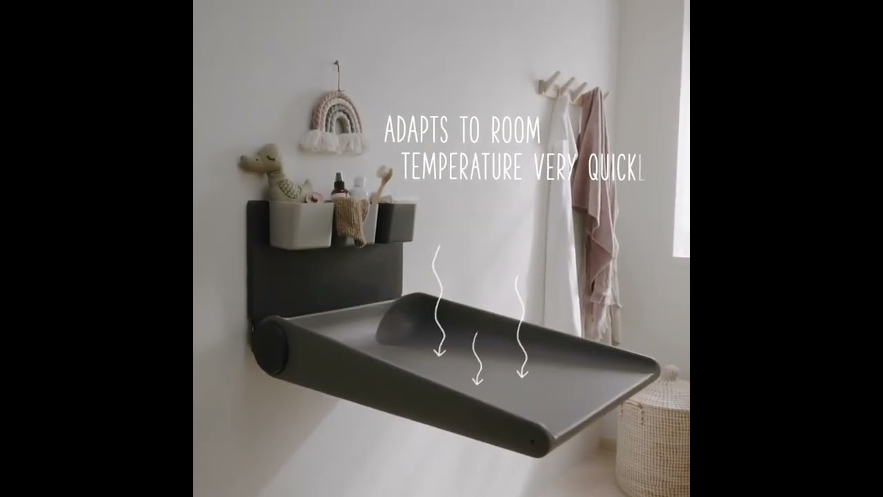 Watch video Leander Wally™ wall mounted changing table - functionallity (EN) Now Leander Wally™ wall mounted changing table - functionallity (EN)