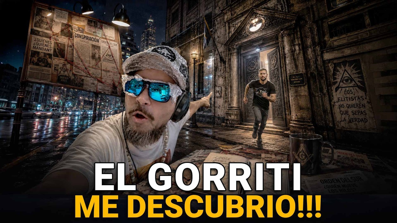 EL GORRITIME DESCUBRIO saliendo de la Logia!!!