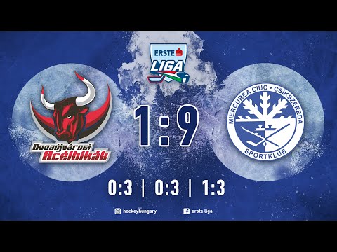 Összefoglaló EL 125 - DUNAÚJVÁROSI ACÉLBIKÁK - SPORT CLUB CSÍKSZEREDA 1:9 20210113