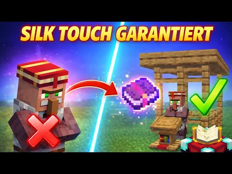 💎 UNGLAUBLICH! So holst du dir SILK TOUCH/Behutsamkeit in Minecraft - Diamanten enthüllt! 💎