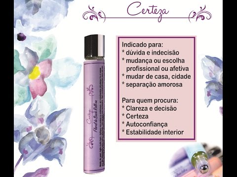 Certeza - Floral de Bach Roll-on - Fórmula de Emergência Video