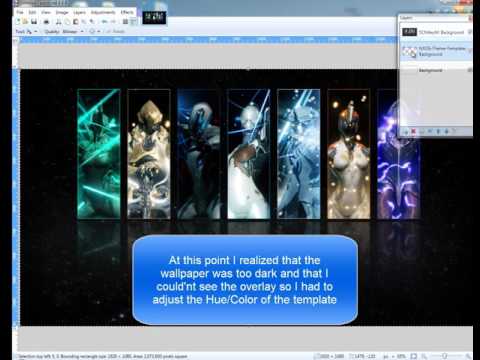 My Cruddy howto make a NXOE wallpaper