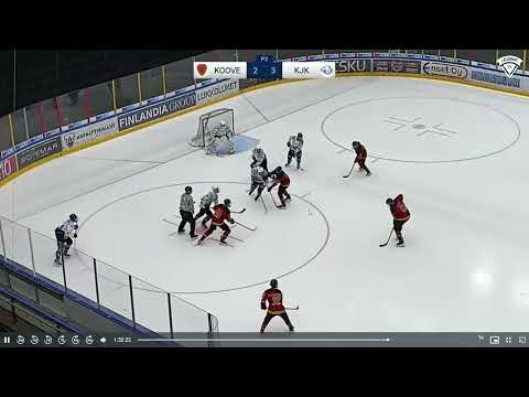 Koovee : KJK (2:3)  Erik Hrobárik 2007 Highlights (43 shots, 41 saves, SV%.953)