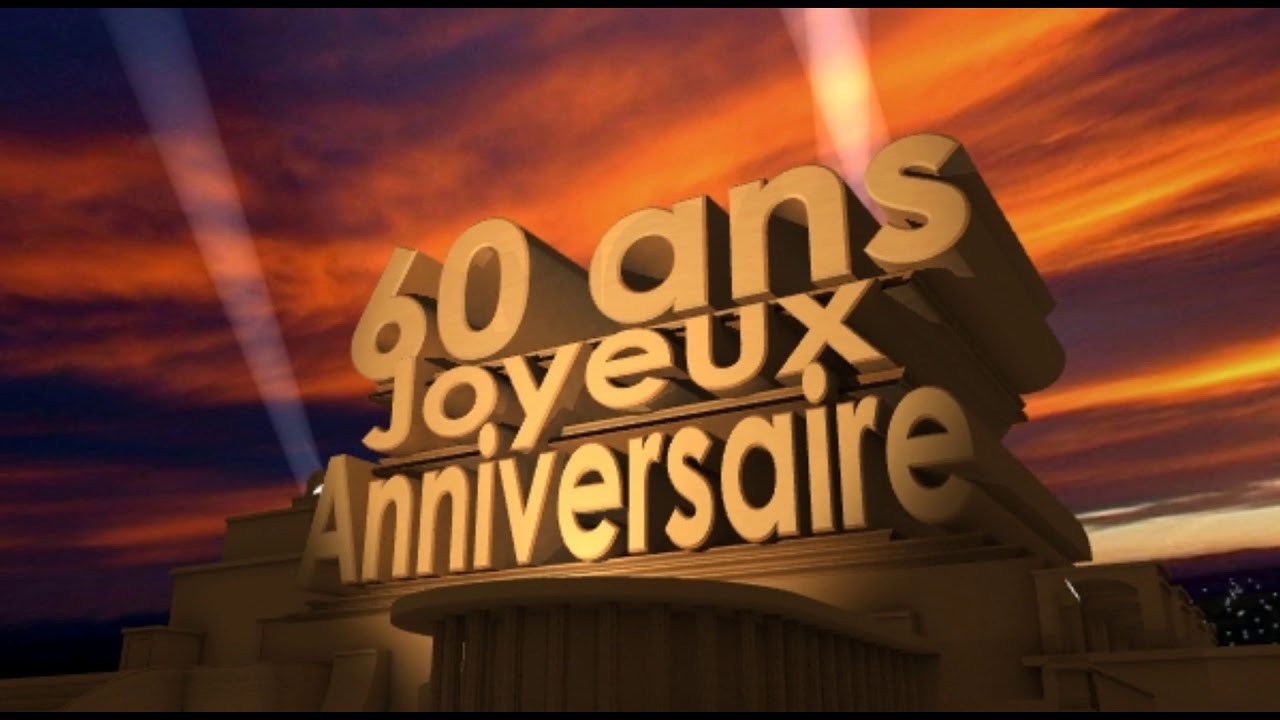 60 ans Joyeux Anniversaire